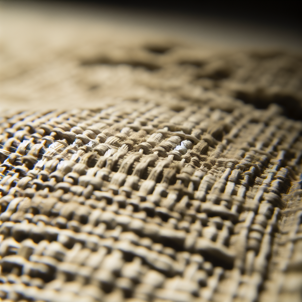 Close-up of wear patterns